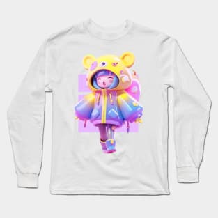 AKBLM - KAWAII 可愛い STYLE ❤ GIRL 女 | CUTE 3D JAPAN ANIME STYLE GIRL Long Sleeve T-Shirt